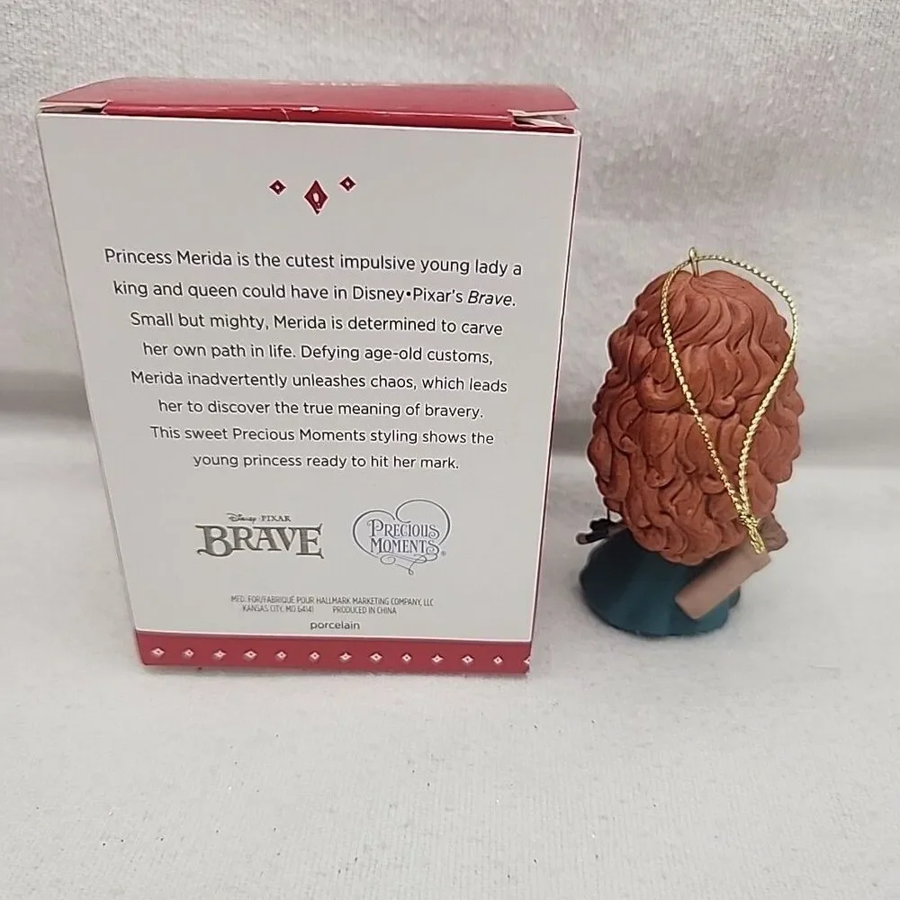 Ornament Hallmark Keepsake Precious Moments Disney Princess Brave Merida 2015